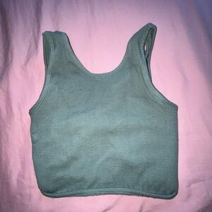 Green/teal small tank top